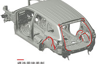 JFEスチール、自動車車体初の接合位置最適化技術を開発…三菱自動車が採用 画像