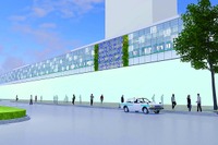 西武鉄道、東村山駅の防風壁デザイン案を決定…高架化工事が進行中 画像