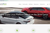 トヨタも参画のAGLプラットフォーム、最新インフォテインメントをCES 2018で公開予定 画像