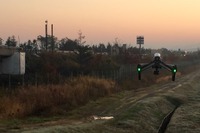 ドローンを使って凍結対策…高速道路の路面温度の観測に成功 画像