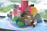 紙に電気を流して紙の電車を走らせる…東京メトロと東京芸大「かみてつ」イベント 2018年1月20日 画像