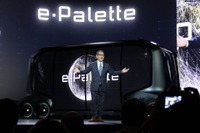 トヨタ、モビリティサービス専用EV『e-パレット』をCES 2018で発表 画像