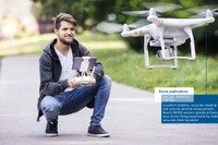 車載センサー技術を応用、ドローン向け新アプリをボッシュがCES 2018で発表 画像