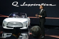 インフィニティ Q インスピレーション、最新プロパイロット搭載…デトロイトモーターショー2018で発表 画像
