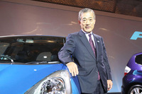 【ホンダ フィット 新型発表】福井社長「実用燃費も改善」 画像