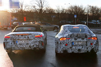 トヨタ スープラとBMW Z4、新型2台が奇跡のツーショット…3月発表へ、開発佳境か 画像