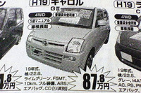 【おはよう値引き情報】ちっちゃい軽自動車&背の低い軽自動車編 画像