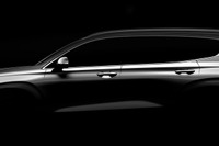 ヒュンダイの主力SUV、サンタフェ 新型のティザーイメージ…ジュネーブモーターショー2018で公開へ 画像