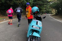 台湾EVスクーター ゴゴロ がマラソン10kmを先導、25台が初参加 画像