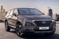 ヒュンダイの主力SUV、サンタフェ 新型の画像公開…ジュネーブモーターショー2018で発表へ 画像