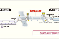 東京都内の地下鉄4駅が新たに乗換駅に…水天宮前-人形町、築地-新富町 画像