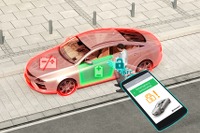 コンチネンタル、車両のドアハンドルやロック機構を不要とする技術を発表へ…MWC 2018 画像