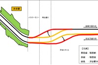 東京メトロ銀座線が区間終日運休…渋谷駅付近の線路を南北に移設 5月3-5日 画像