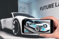 ポルシェのEVスポーツカー、ミッションE をARで解説…グーグルとアプリを共同開発 画像