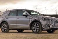 VW トゥアレグ 新型のプロトタイプ…画像を公開 3月23日発表へ 画像