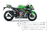 Ninja ZX-10R、トランスミッションギヤ破損で走行不能となる恐れ リコール 画像