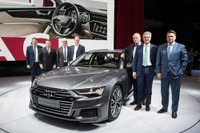 アウディ A6 新型は自動駐車にマイルドHV…ジュネーブモーターショー2018 画像