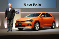 VW ポロ 新型発表、シェア社長「クラスを超えた新しいベンチマークになると確信」 画像