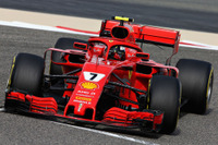【F1 バーレーンGP】初日のフリー走行はフェラーリがワンツー発進、ライコネンがトップ 画像