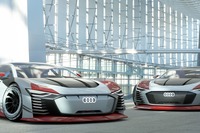 アウディが仮想電動スポーツ、ビジョングランツーリスモ 発表…1292psハイブリッド 画像