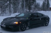 ポルシェ ミッションE はテスラ モデルSを超えるのか…雪上スクープ［動画］ 画像