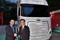 UDトラックス「風神雷神」ビジョン---2030年までに商用トラックの完全EV化・完全自動運転を 画像