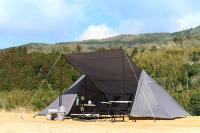 ビーズ、軽量・コンパクト収納のグループツーリング用大型テントを発売 画像