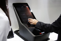 回す+ズラすだけ、三菱電機の近未来センターコンソール…人とくるまのテクノロジー2018 画像