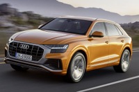アウディ Q8、スマホで遠隔駐車が可能…レーダーセンサーは最大5基搭載 画像