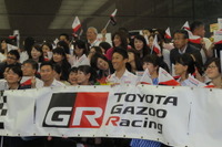 【ルマン24時間】1-2で初制覇のトヨタ、東京本社で中嶋一貴と小林可夢偉が社員たちに凱旋報告 画像