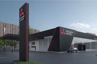 三菱自動車、全世界5000店舗のディーラーに新デザインを展開 画像