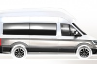 VWの新型キャンピングカー、バスルームも装備…ティザースケッチ 画像