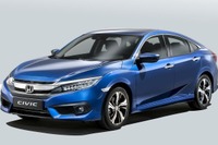 ホンダ シビックセダン 新型、1.0リットル3気筒ターボの燃費は21.3km/リットル 画像