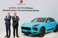 ポルシェ マカン 改良新型、11インチディスプレイ新搭載…オフロードアプリも採用 画像