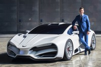 新型ハイパーカー『ミランレッド』発表、1325psで最高速400km/h以上 画像