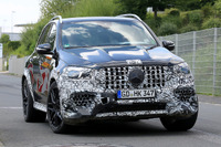 メルセデス最強のダウンサイジングターボ搭載…「AMG GLE63」次期型、ここまで見えた! 画像