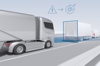 ボッシュ、大型トラックに最新の先進運転支援…歩行者や自転車との衝突を回避 画像
