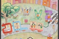 トヨタ夢のクルマアートコンテスト、入賞作決定…金賞はインドネシアやポーランドの子どもたち 画像