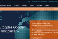 HEREが位置情報テクで初の1位、Googleを抜く　Ovumランキング 画像