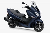 スズキ、ミドルスクーター バーグマン400 ABS に新色ブルーを追加 画像
