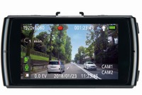 データシステム、高画質2カメラドラレコ発売へ あおり運転や追突事故も記録 画像