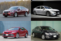 ミドルクラスセダン復権の兆し!? 注目4車種デザイン比較…インサイト、カムリほか 画像