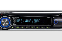 ケンウッド、フロントにAUX端子を搭載した1DIN CDレシーバーを発売 画像