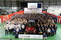 トヨタ RAV4 新型、豊田自動織機 長草工場でラインオフ 画像
