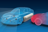 車外にふくらむサイドエアバッグ…衝突の直前に展開、ZFが開発中 画像