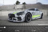 メルセデスAMG GT R「プロ」プロトタイプ…ロサンゼルスモーターショー2018で発表へ 画像