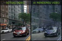 エヌビディア、映像から仮想世界を構築する技術を開発…自動車ゲームに応用も 画像