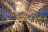 山手線の新駅、駅名は「高輪ゲートウェイ」…暖かな光の駅舎に　2020年春開業 画像