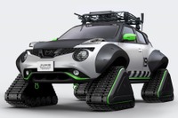 日産 ジューク がクローラー装着!…東京オートサロン2019でコンセプトカー登場へ 画像