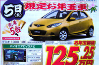 【初荷値引き情報】新年はコンパクトカーを買うか軽自動車にするか 画像